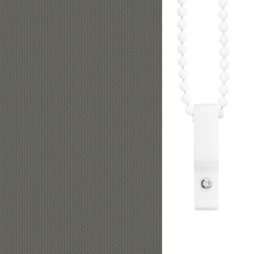 Verdunkelungsrollo Grau 75x175 cm Stoffbreite 70,7 cm Polyester
