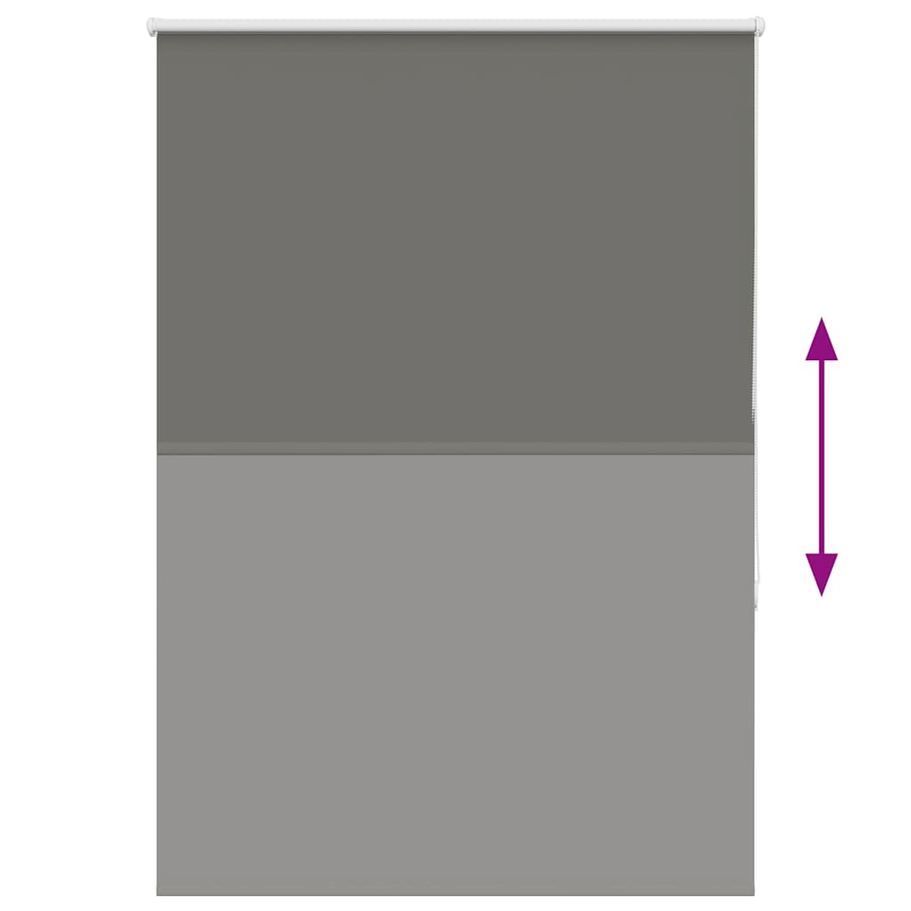 Verdunkelungsrollo Grau 100x175cm Stoffbreite 95,7 cm Polyester
