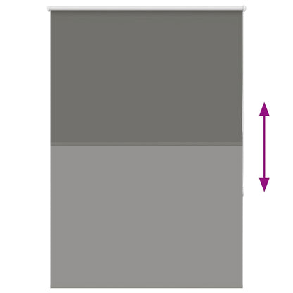 Verdunkelungsrollo Grau 100x175cm Stoffbreite 95,7 cm Polyester