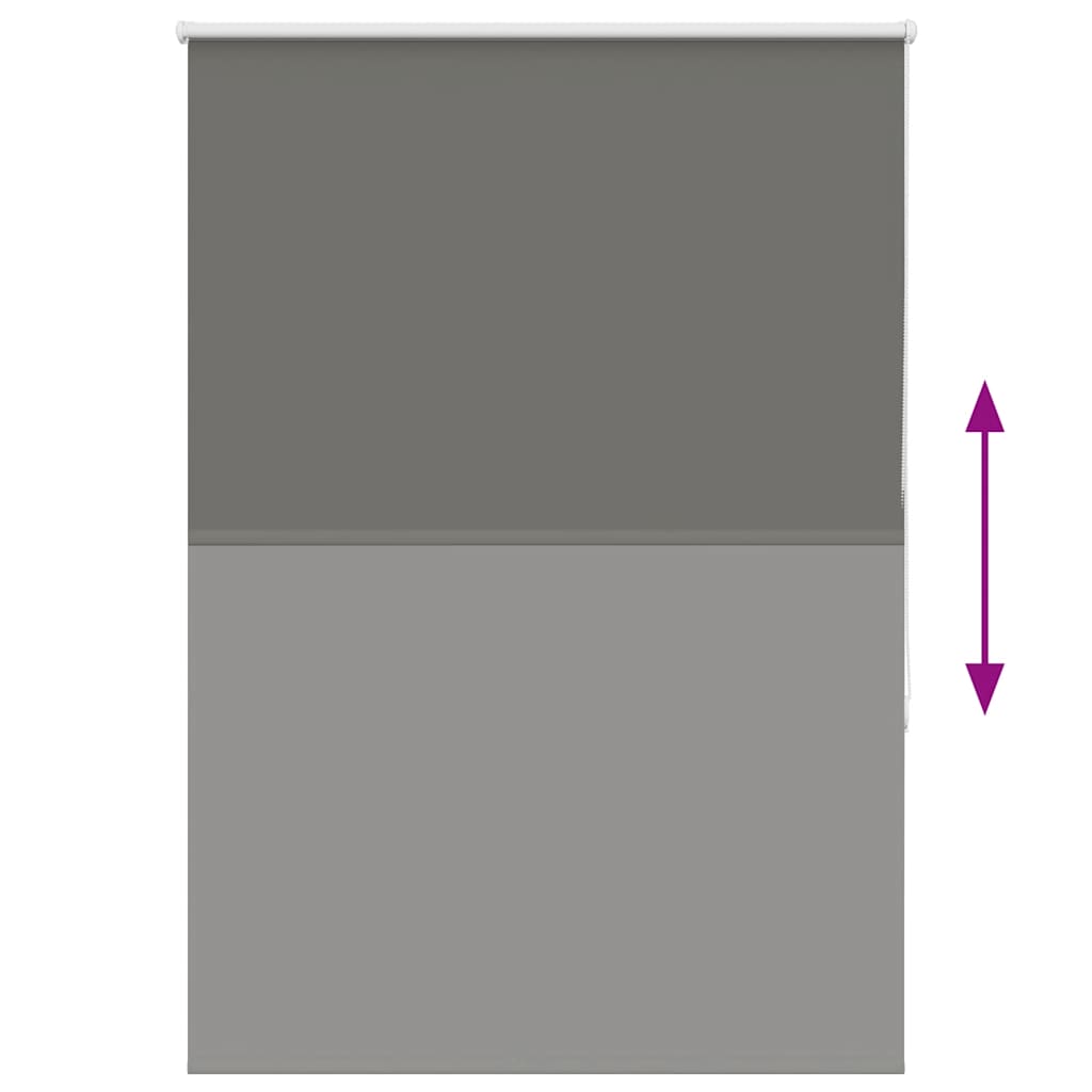 Verdunkelungsrollo Grau 105x175cm Stoffbreite 100,7cm Polyester