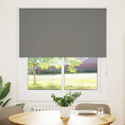 Verdunkelungsrollo Grau 130x175cm Stoffbreite 126,6cm Polyester
