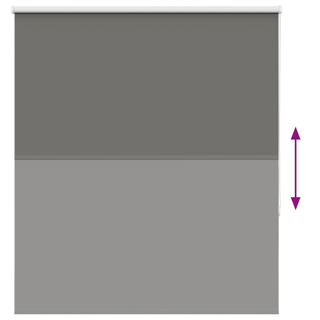 Verdunkelungsrollo Grau 140x175cm Stoffbreite 136,6cm Polyester
