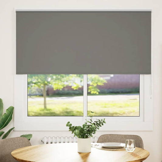 Verdunkelungsrollo Grau 150x175cm Stoffbreite 146,6cm Polyester