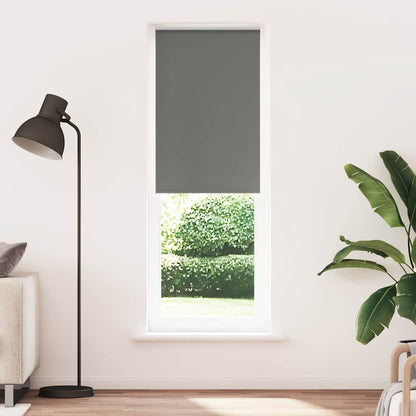 Verdunkelungsrollo Grau 85x210 cm Stoffbreite 80,7 cm Polyester