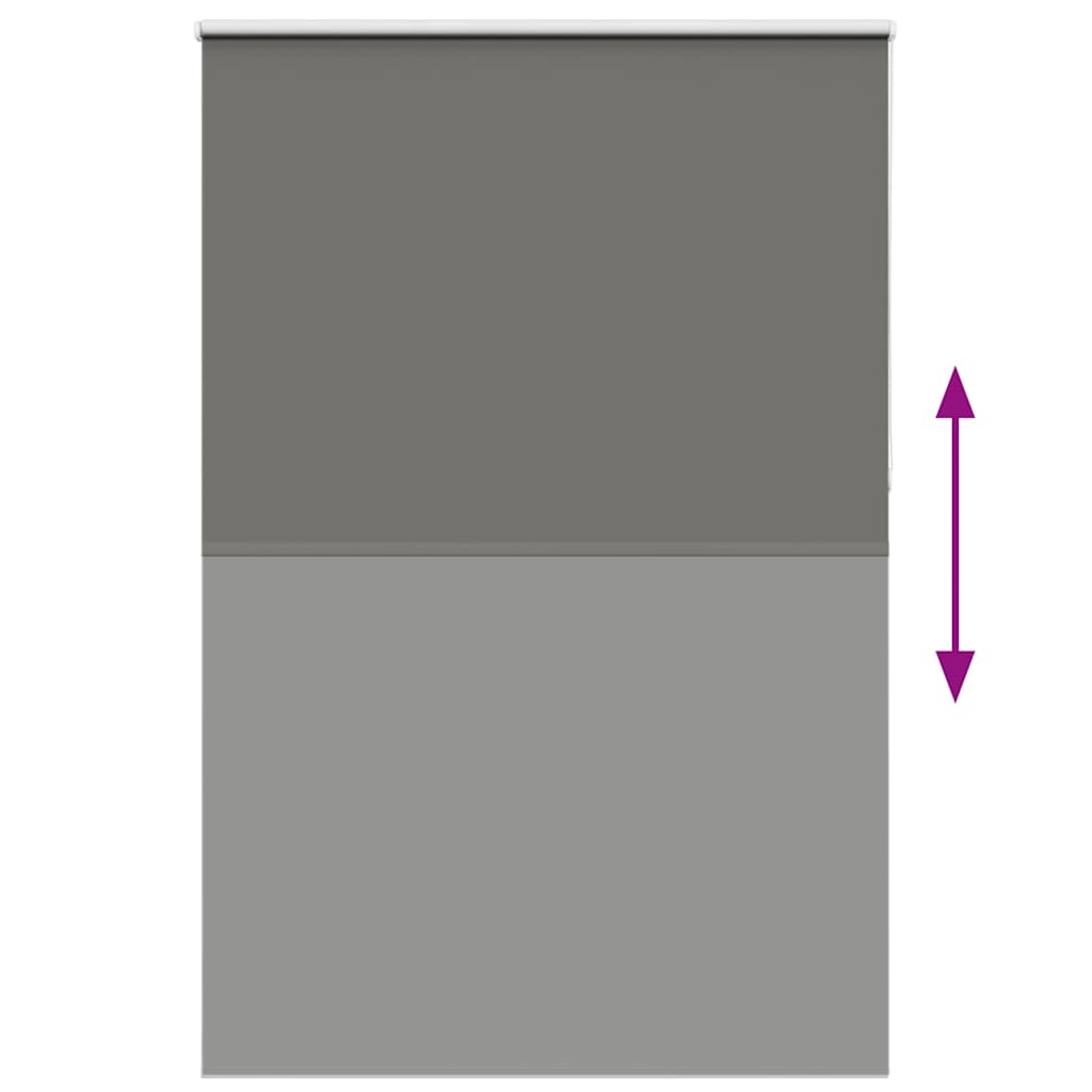 Verdunkelungsrollo Grau 155x210cm Stoffbreite 151,6cm Polyester