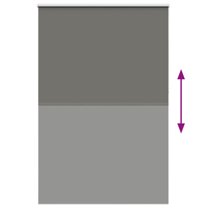 Verdunkelungsrollo Grau 155x210cm Stoffbreite 151,6cm Polyester