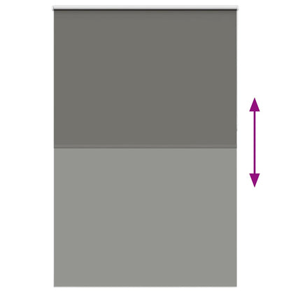 Verdunkelungsrollo Grau 165x210cm Stoffbreite 161,6cm Polyester