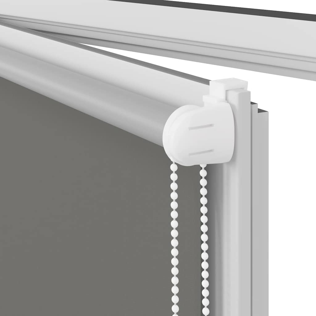 Verdunkelungsrollo Grau 50x230 cm Stoffbreite 45,7 cm Polyester