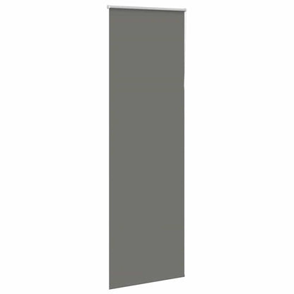 Verdunkelungsrollo Grau 80x230 cm Stoffbreite 75,7 cm Polyester