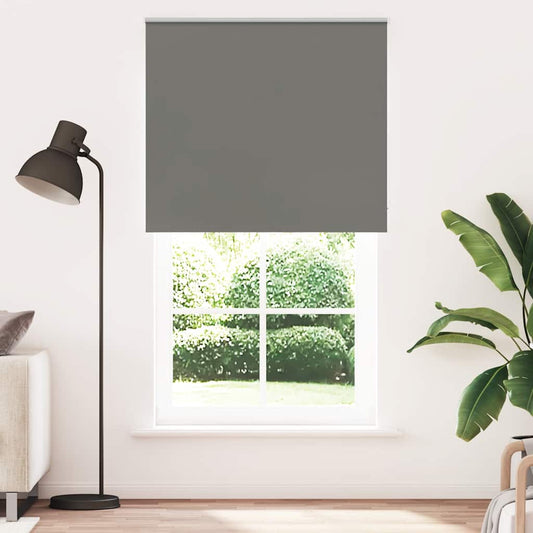 Verdunkelungsrollo Grau 125x230cm Stoffbreite 121,6cm Polyester