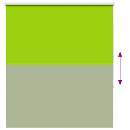 Verdunkelungsrollo Grün 120x150cm Stoffbreite 116,6cm Polyester