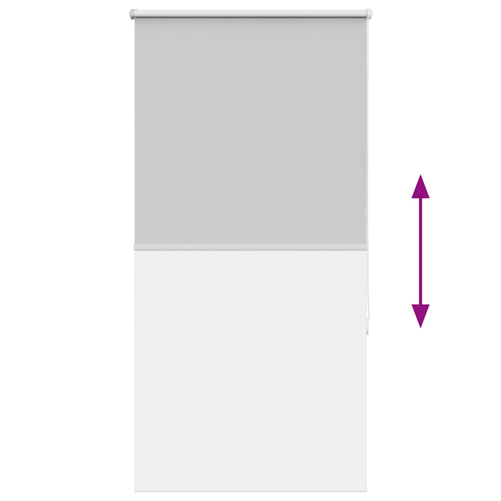 Verdunkelungsrollo Hellgrau 75x130 cm Stoffbreite 70,7 cm