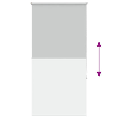 Verdunkelungsrollo Hellgrau 75x130 cm Stoffbreite 70,7 cm