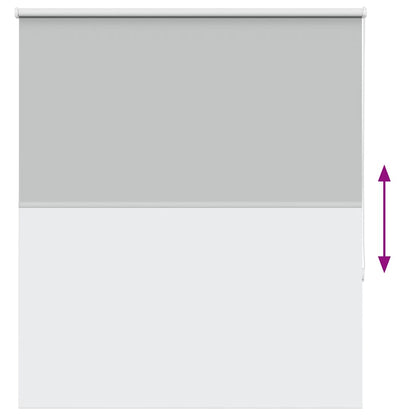Verdunkelungsrollo Hellgrau 135x150cm Stoffbreite 131,6cm