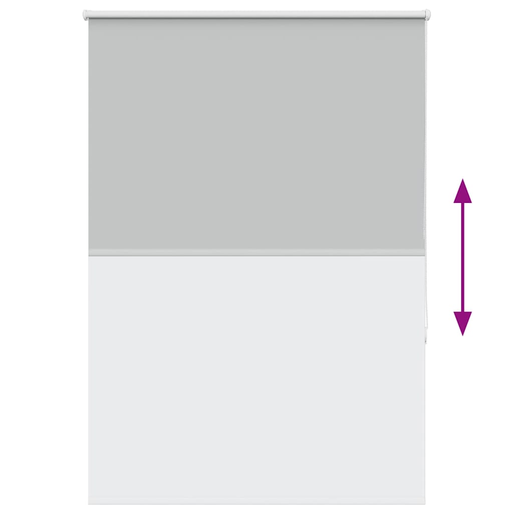 Verdunkelungsrollo Hellgrau 115x175cm Stoffbreite 110,7cm