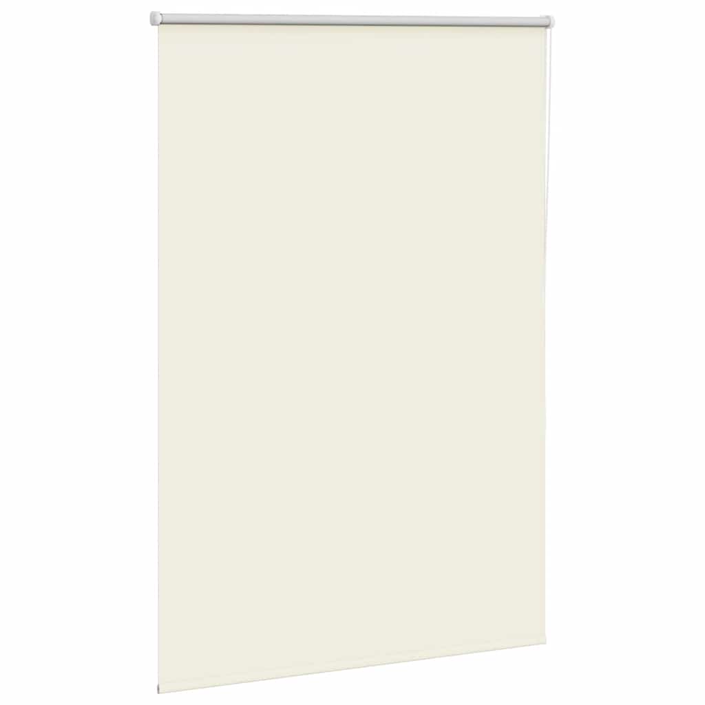 Verdunkelungsrollo Cremeweiß 110x130cm Stoffbreite 105,7cm