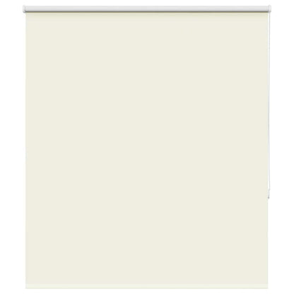 Verdunkelungsrollo Cremeweiß 130x130cm Stoffbreite 126,6cm