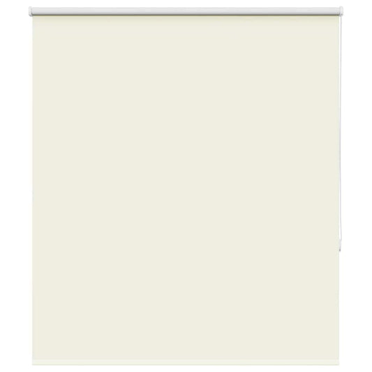 Verdunkelungsrollo Cremeweiß 130x130cm Stoffbreite 126,6cm