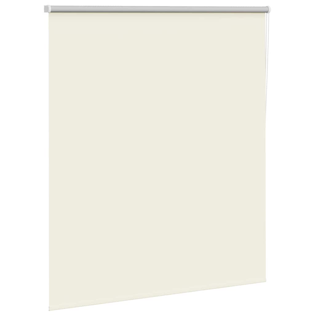 Verdunkelungsrollo Cremeweiß 135x130cm Stoffbreite 131,6cm