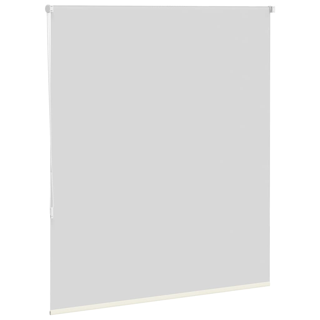 Verdunkelungsrollo Cremeweiß 135x130cm Stoffbreite 131,6cm