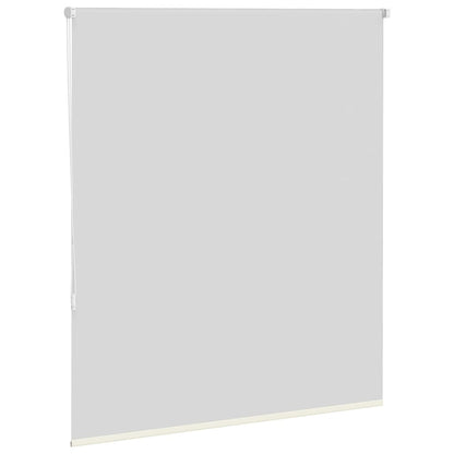 Verdunkelungsrollo Cremeweiß 135x130cm Stoffbreite 131,6cm