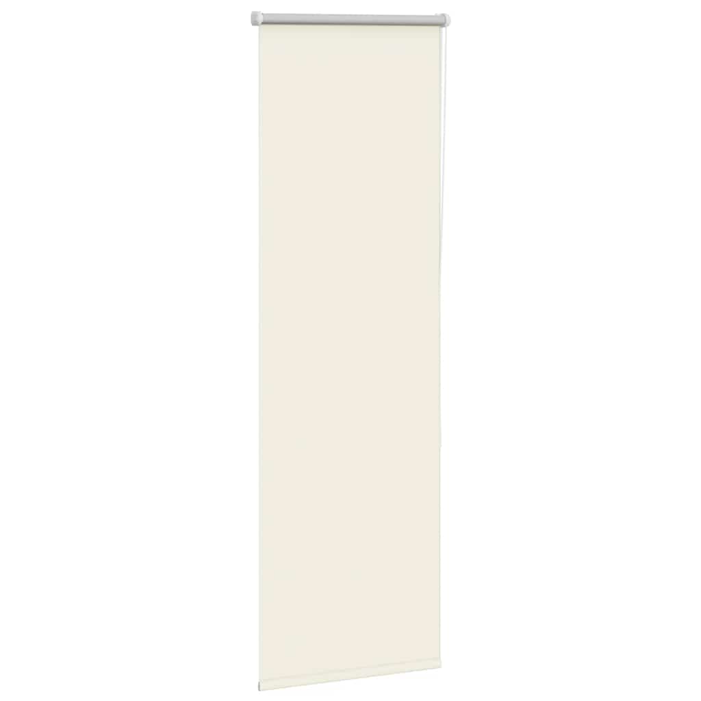 Verdunkelungsrollo Cremeweiß 50x150cm Stoffbreite 45,7 cm