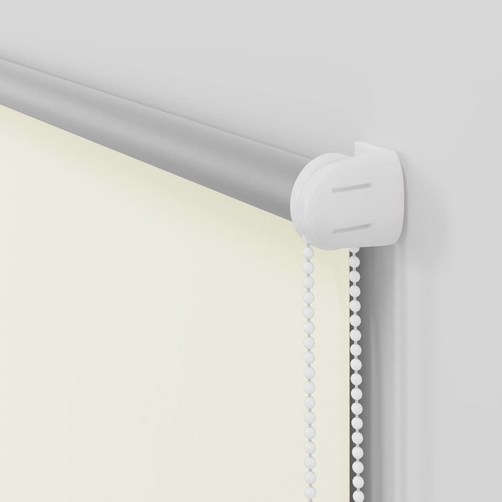 Verdunkelungsrollo Cremeweiß 50x175cm Stoffbreite 45,7 cm
