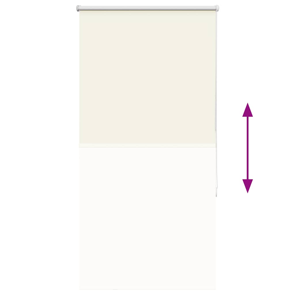 Verdunkelungsrollo Cremeweiß 65x175cm Stoffbreite 60,7 cm