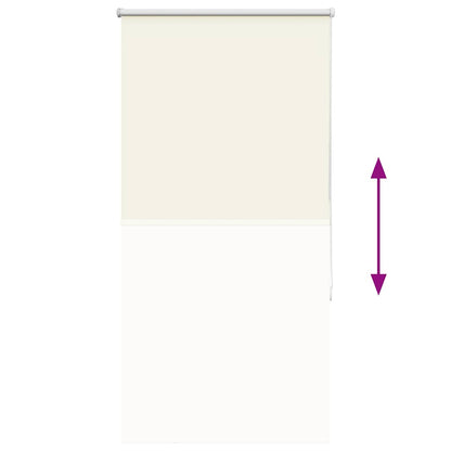 Verdunkelungsrollo Cremeweiß 65x175cm Stoffbreite 60,7 cm