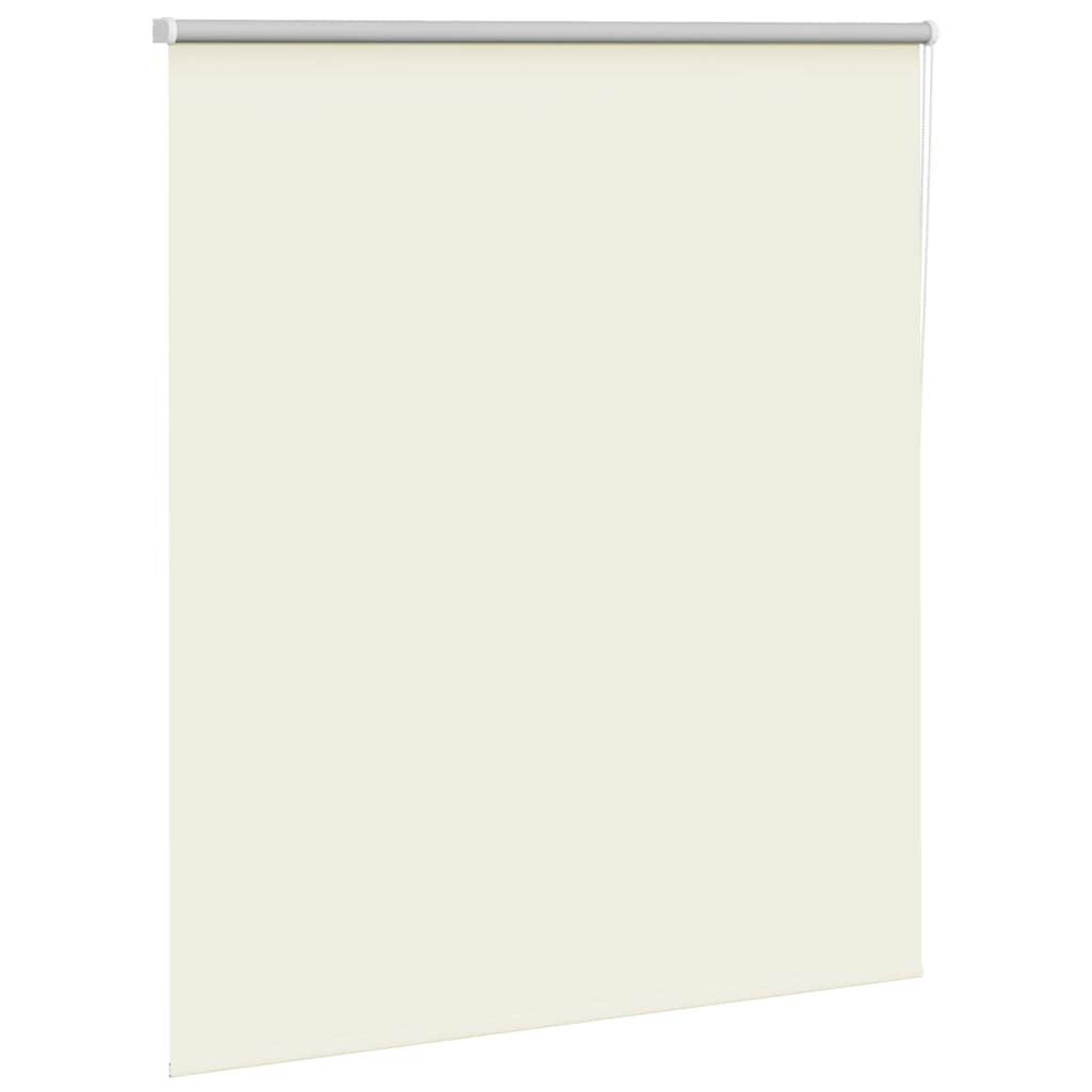 Verdunkelungsrollo Cremeweiß 130x175cm Stoffbreite 126,6cm