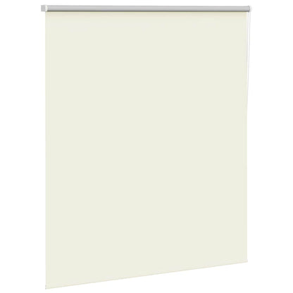 Verdunkelungsrollo Cremeweiß 130x175cm Stoffbreite 126,6cm