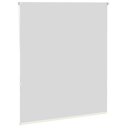 Verdunkelungsrollo Cremeweiß 140x175cm Stoffbreite 136,6cm