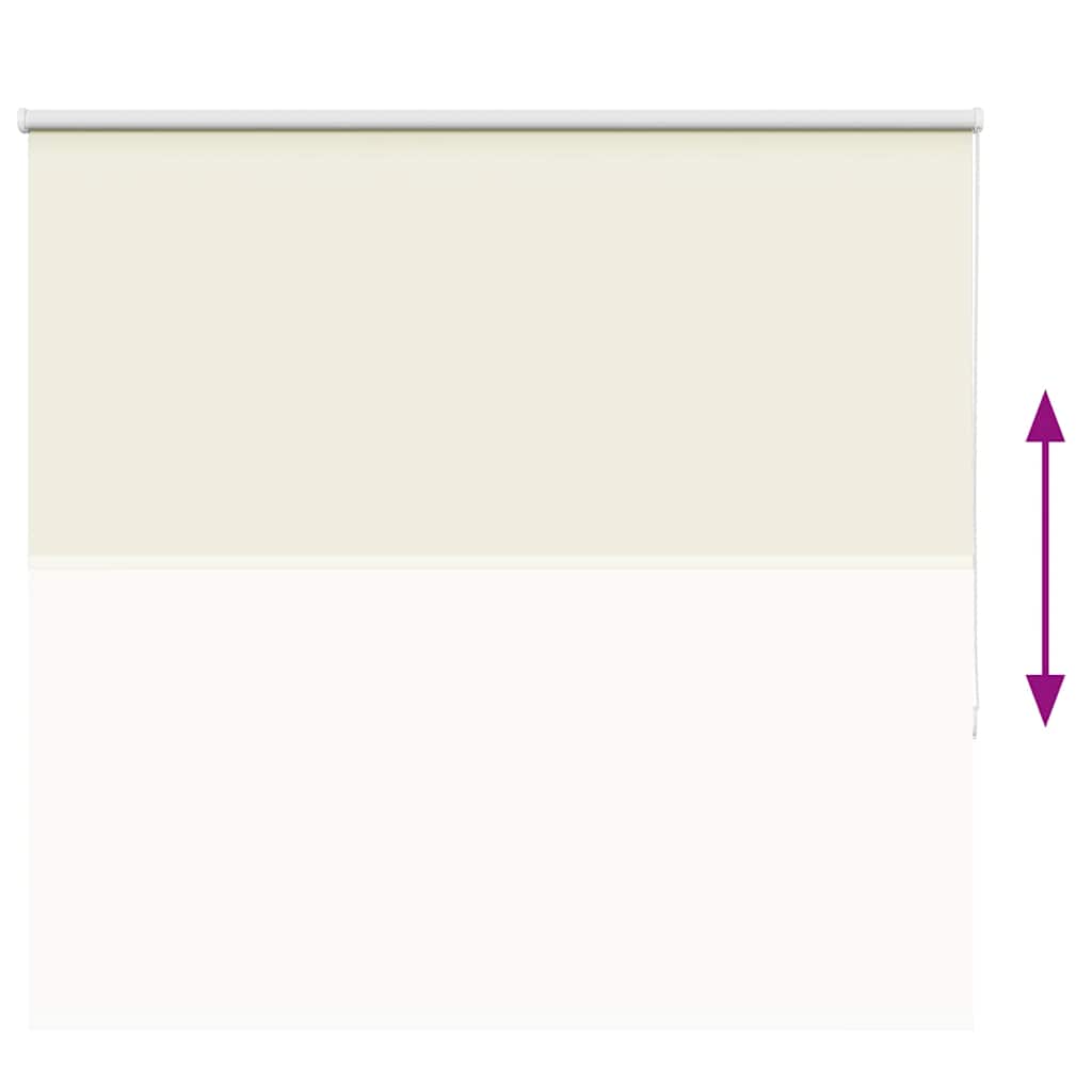 Verdunkelungsrollo Cremeweiß 150x175cm Stoffbreite 146,6cm