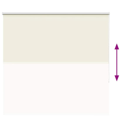 Verdunkelungsrollo Cremeweiß 150x175cm Stoffbreite 146,6cm