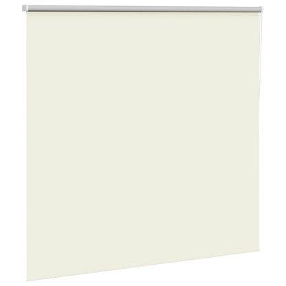 Verdunkelungsrollo Cremeweiß 160x175cm Stoffbreite 156,6cm