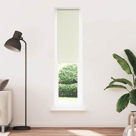 Verdunkelungsrollo Cremeweiß 50x210cm Stoffbreite 45,7 cm