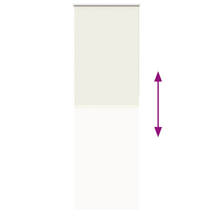 Verdunkelungsrollo Cremeweiß 85x210cm Stoffbreite 80,7 cm