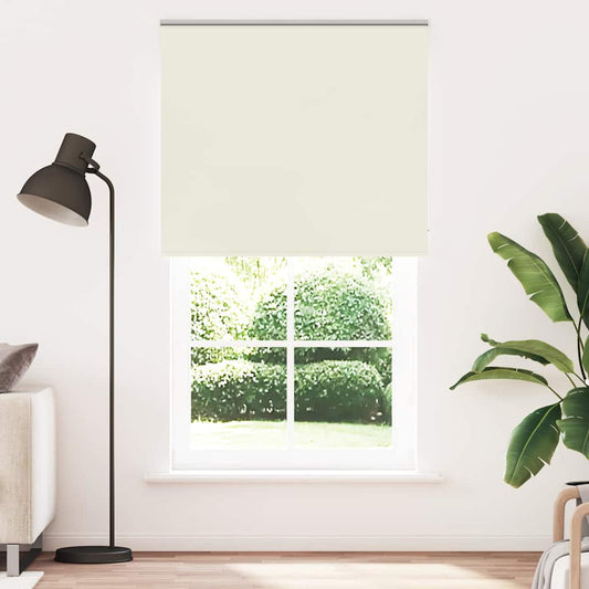 Verdunkelungsrollo Cremeweiß 125x210cm Stoffbreite 121,6cm