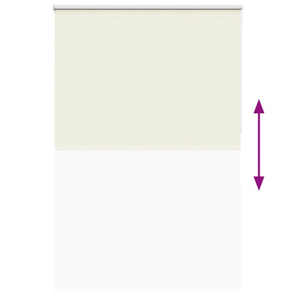 Verdunkelungsrollo Cremeweiß 150x210cm Stoffbreite 146,6cm