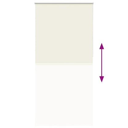 Verdunkelungsrollo Cremeweiß 100x230cm Stoffbreite 95,7cm