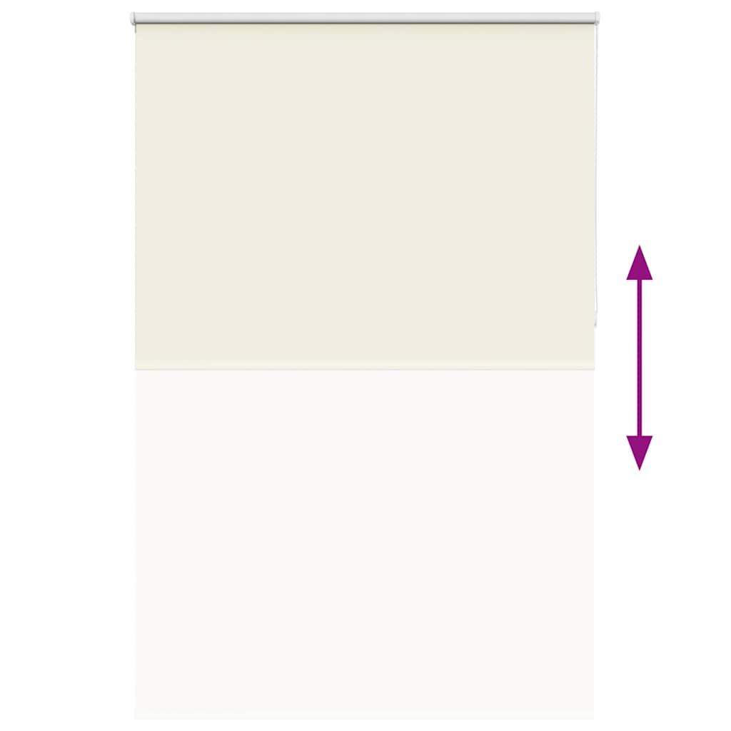 Verdunkelungsrollo Cremeweiß 150x230cm Stoffbreite 146,6cm