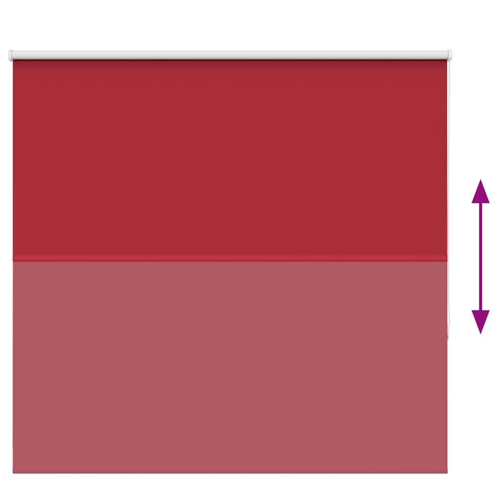 Verdunkelungsrollo Rot 165x150cm Stoffbreite 161,6cm Polyester