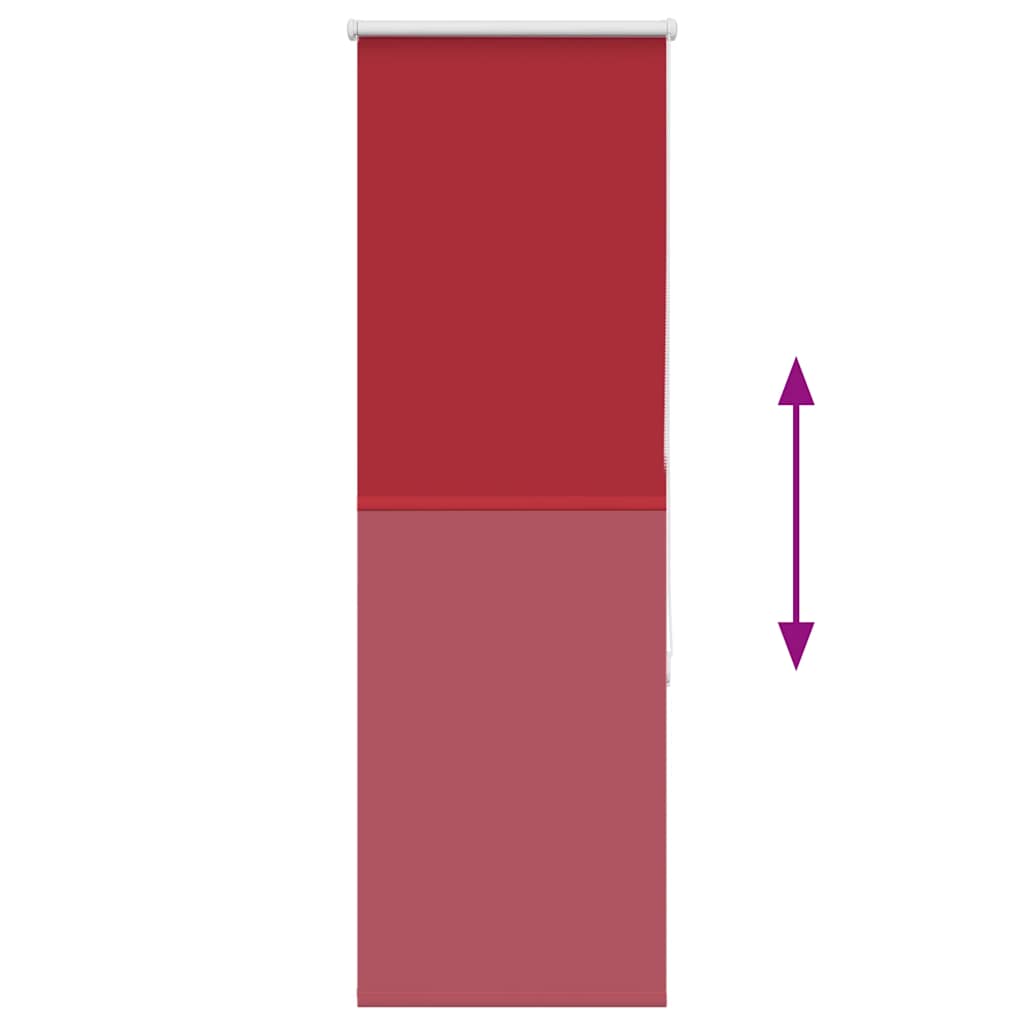 Verdunkelungsrollo Rot 60x175 cm Stoffbreite 55,7 cm Polyester