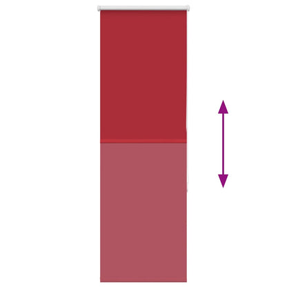 Verdunkelungsrollo Rot 60x175 cm Stoffbreite 55,7 cm Polyester