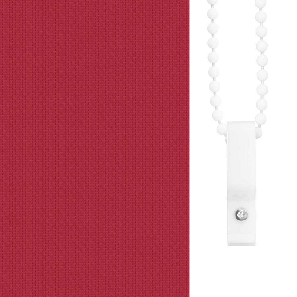 Verdunkelungsrollo Rot 60x175 cm Stoffbreite 55,7 cm Polyester