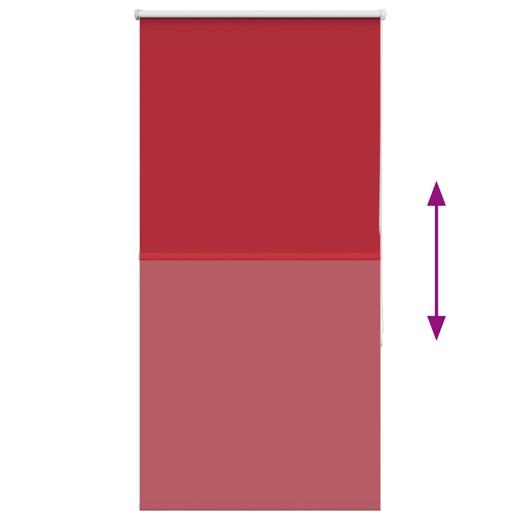 Verdunkelungsrollo Rot 75x175 cm Stoffbreite 70,7 cm Polyester