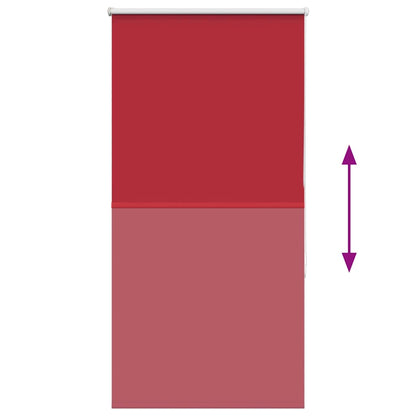 Verdunkelungsrollo Rot 75x175 cm Stoffbreite 70,7 cm Polyester