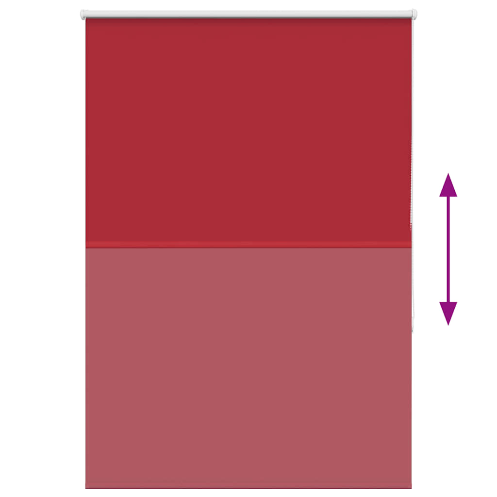 Verdunkelungsrollo Rot 115x175cm Stoffbreite 110,7cm Polyester