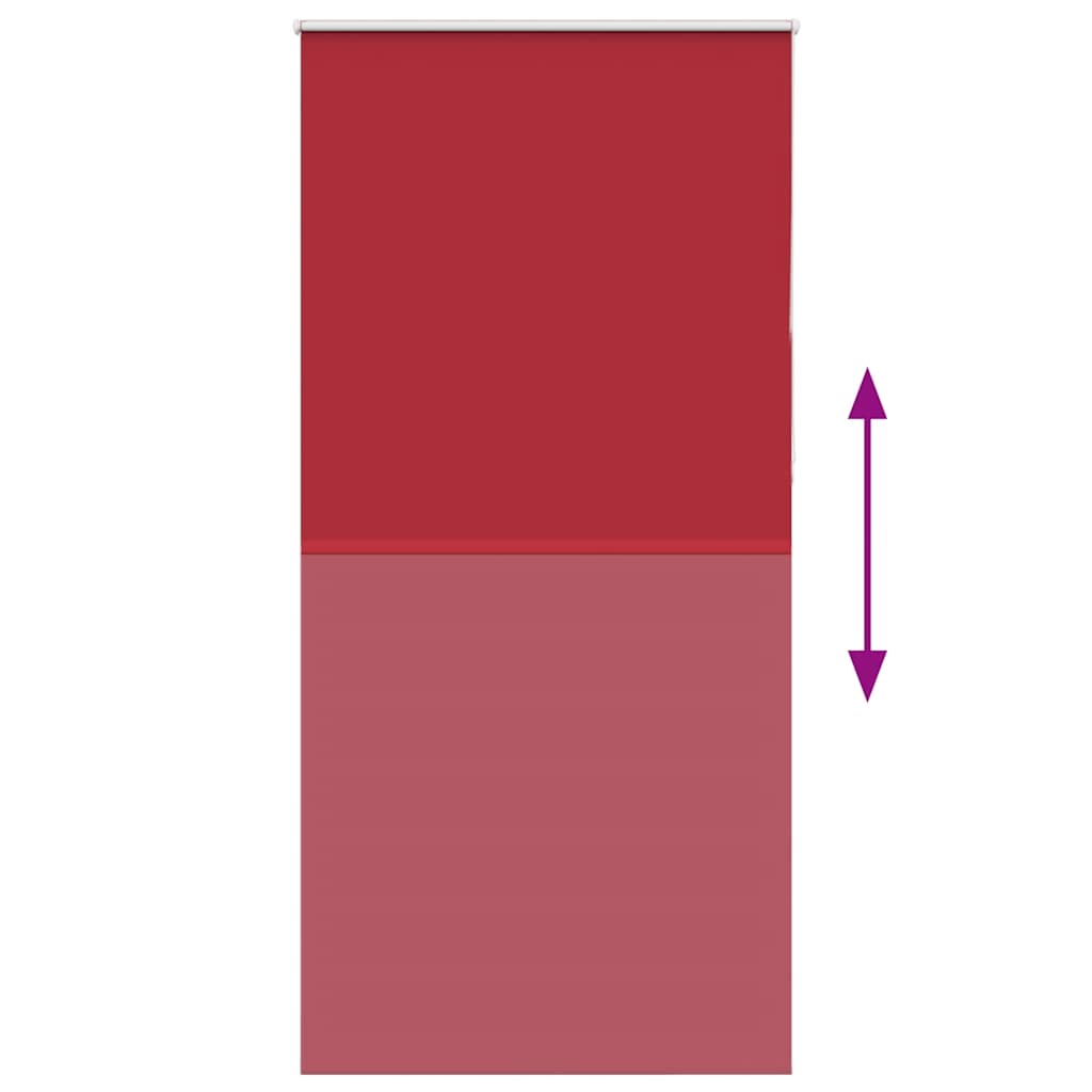 Verdunkelungsrollo Rot 90x230 cm Stoffbreite 85,7 cm Polyester