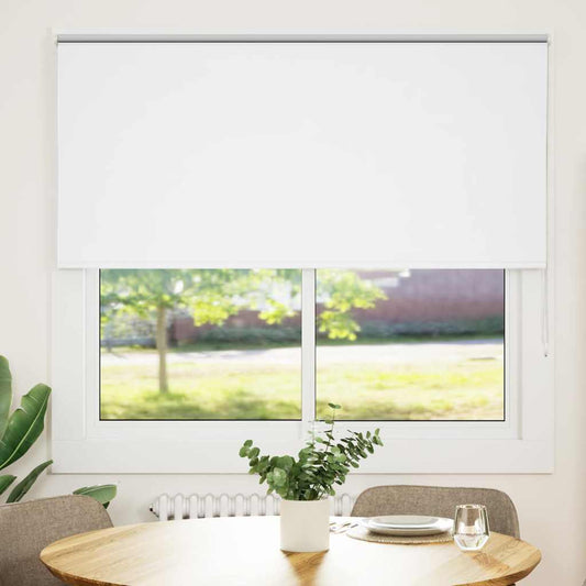 Verdunkelungsrollo Weiß 150x150cm Stoffbreite 146,6cm Polyester